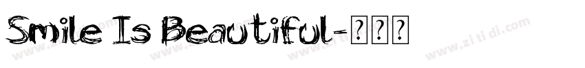 Smile Is Beautiful字体转换